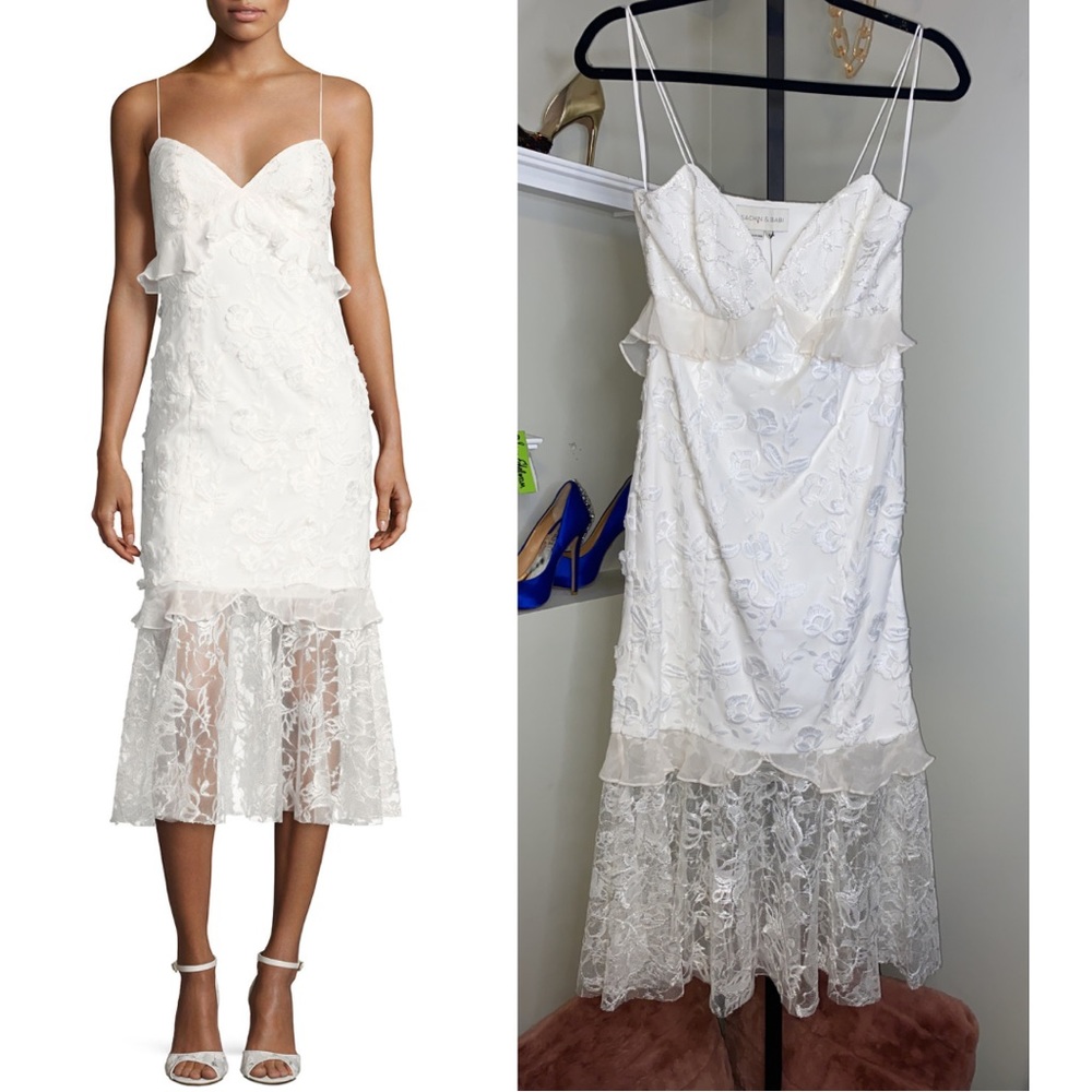 Sachin + Babi White Lace Dress